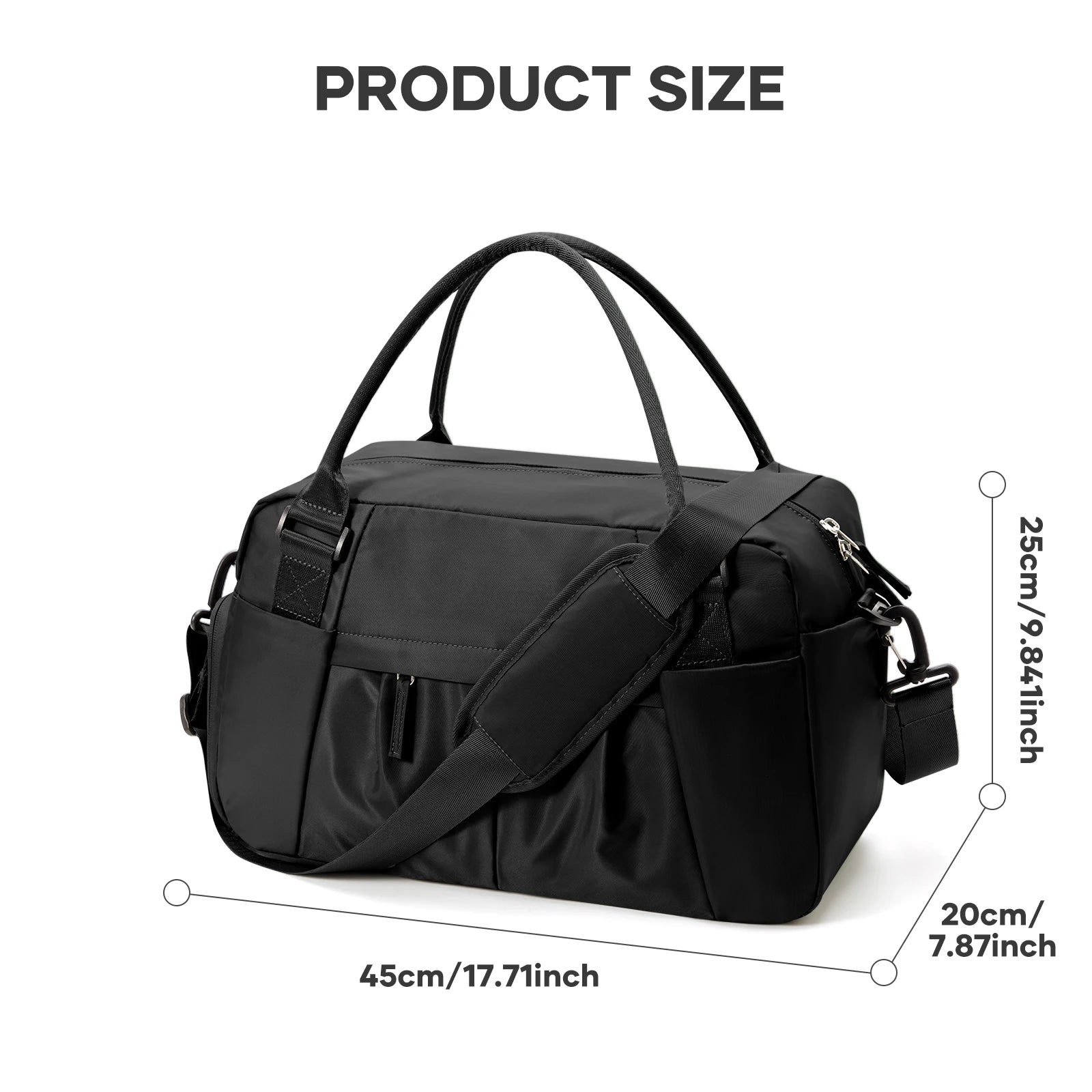Gym Travel Bags for Women Men, Hand Luggage Travel Handbags 40x20x25 Ryanair Bag, Waterproof Shoulder Bag Exercise Fitness Bag