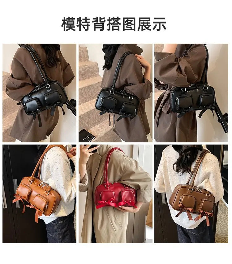 Trendy Designer Crossbody Bag For Women Genuine Leather Shoulder Handbag Luxury Tote Purse Classic Style