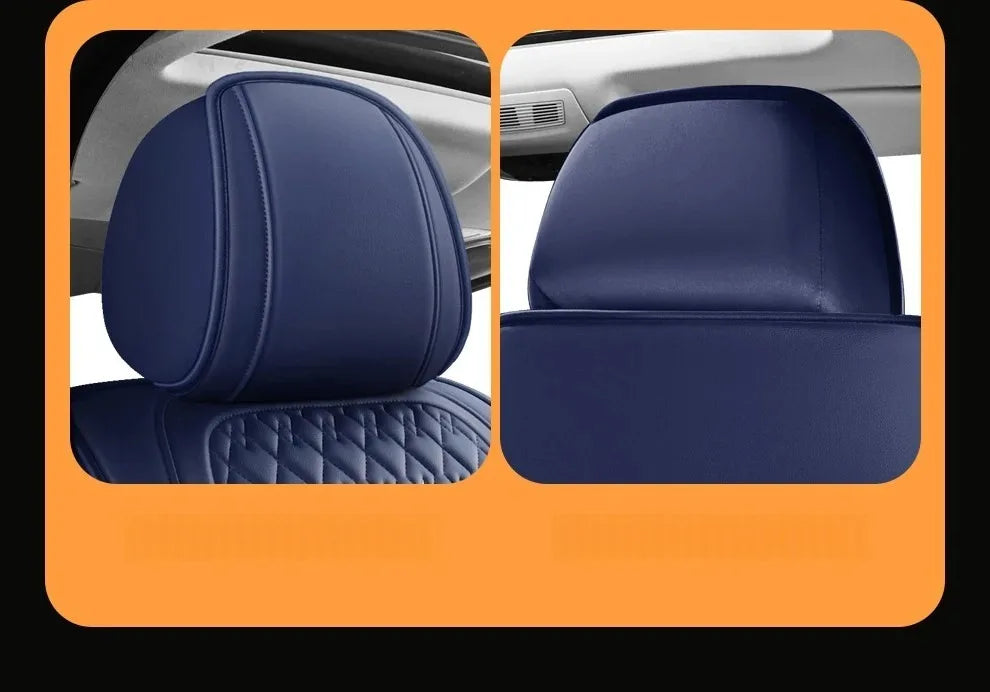 Ultra-Comfy & Durable Full-Wrap Leather Car Seat Covers – Premium Craftsmanship, All-Season, Universal Fit for Most Vehicles