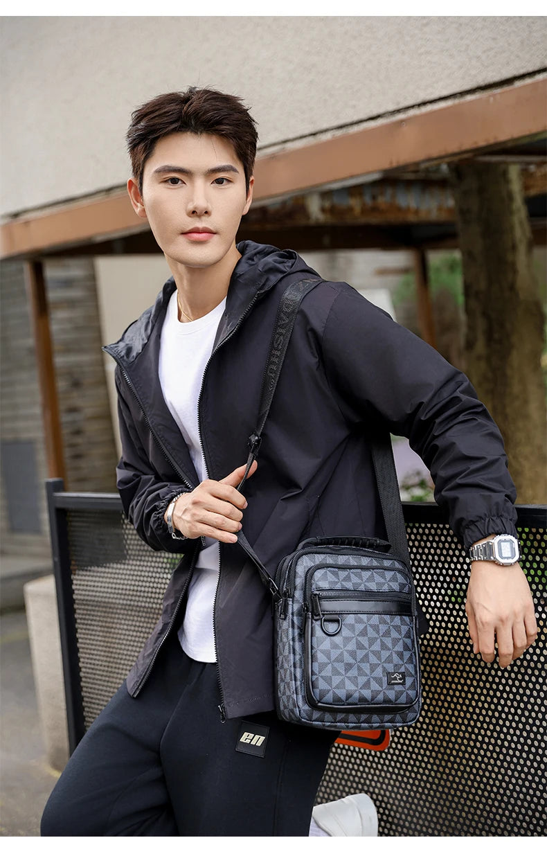 Luxury Brand Business Backpack New Men Bag High Quality Crossbody Bag Man's Handbag Shoulder Bag Multi-Functional Men Travel Bag