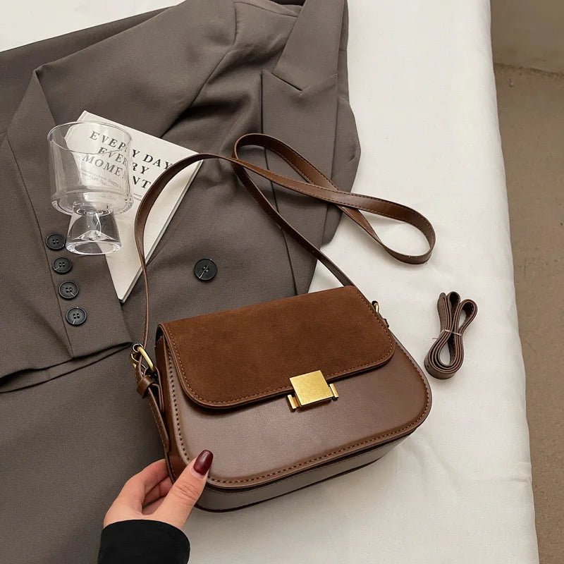 Fashionable Matte Ladies' Bag Versatile Crossbody Underarm Single Shoulder Bag Stylish Accessory for Casual Travel