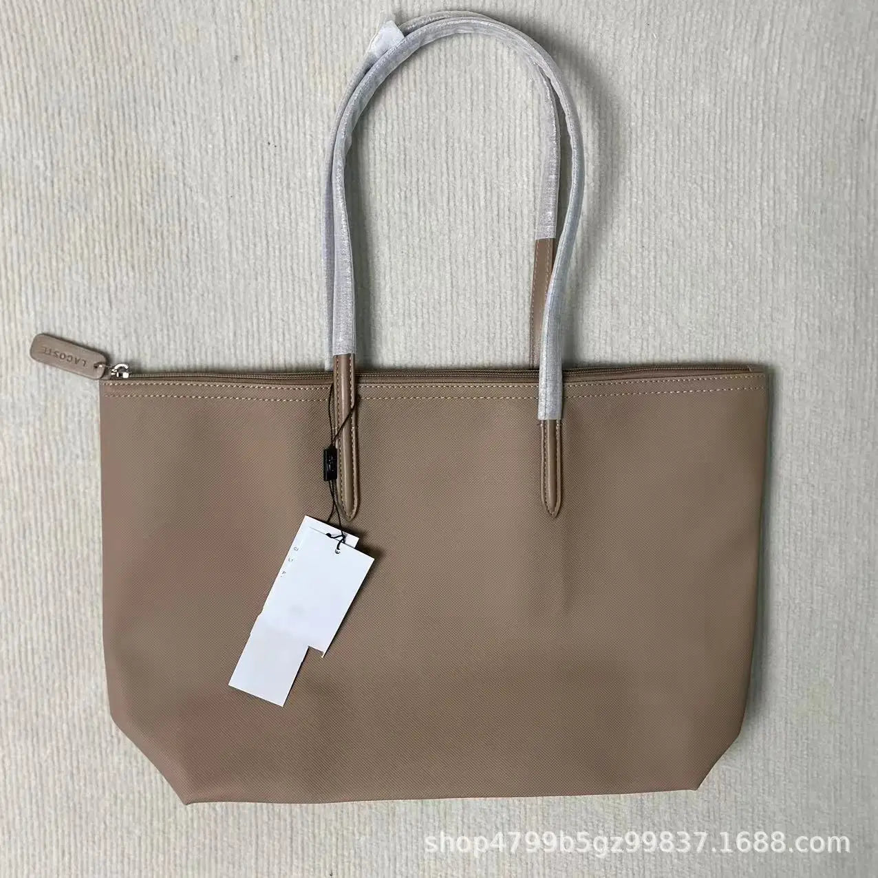 French Fashion Large Capacity Tote Bag Convenient Shoulder Bag Women Commuter Bag Pure Color Handbag Bucket Shape Daily Match