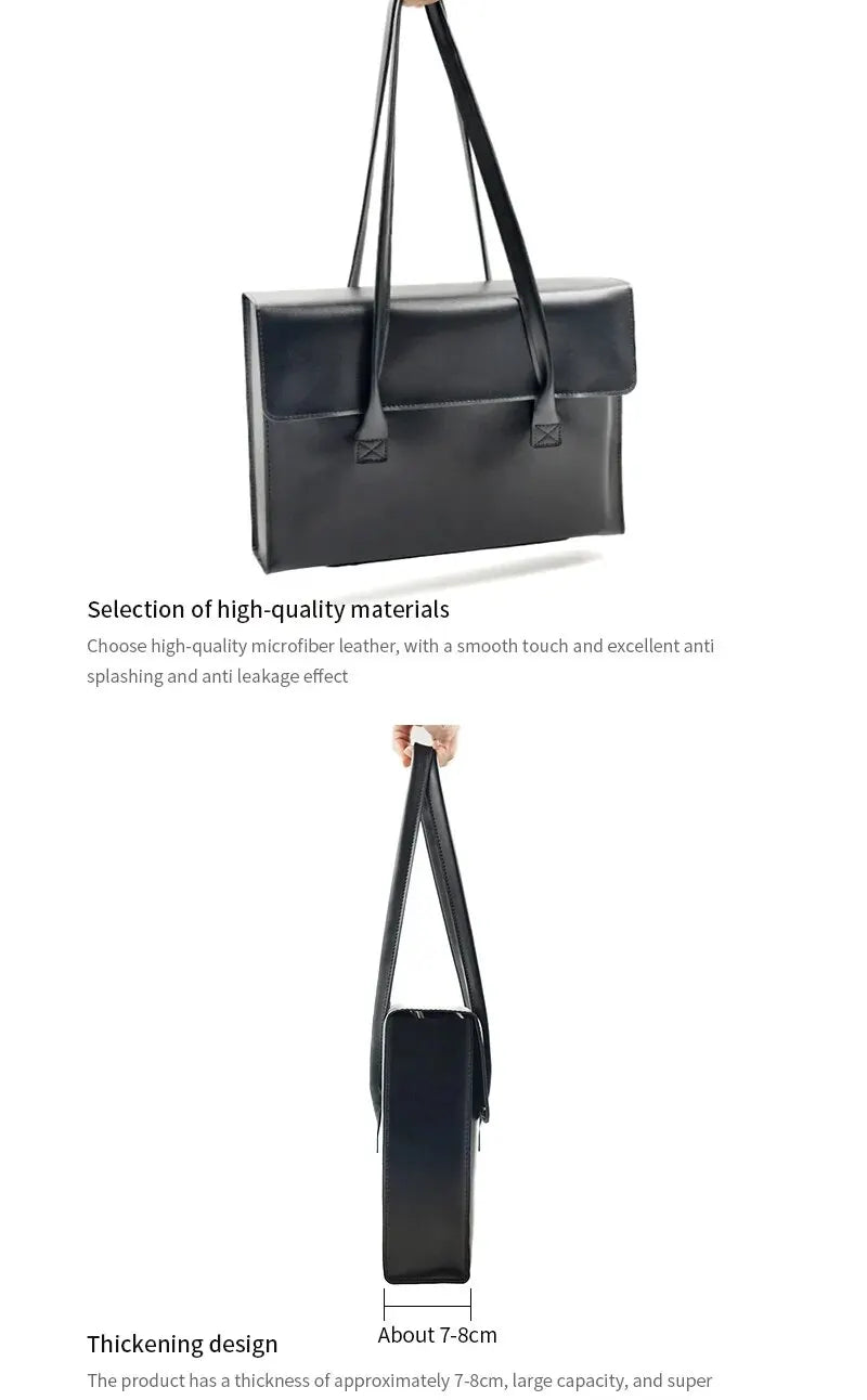 New Ladies 15 16 Inch Laptop Bag Handbag For MacBook Pro 16.2 Lenovo MateBook HP Dell 15.6 Shoulder Bag