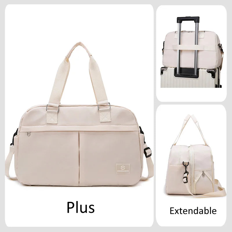 Extendable Travel Handbag Large Multi-layer Duffle Bag Travelling Luggage Storage Pack Bags Weekend Flight Carry On Handbag