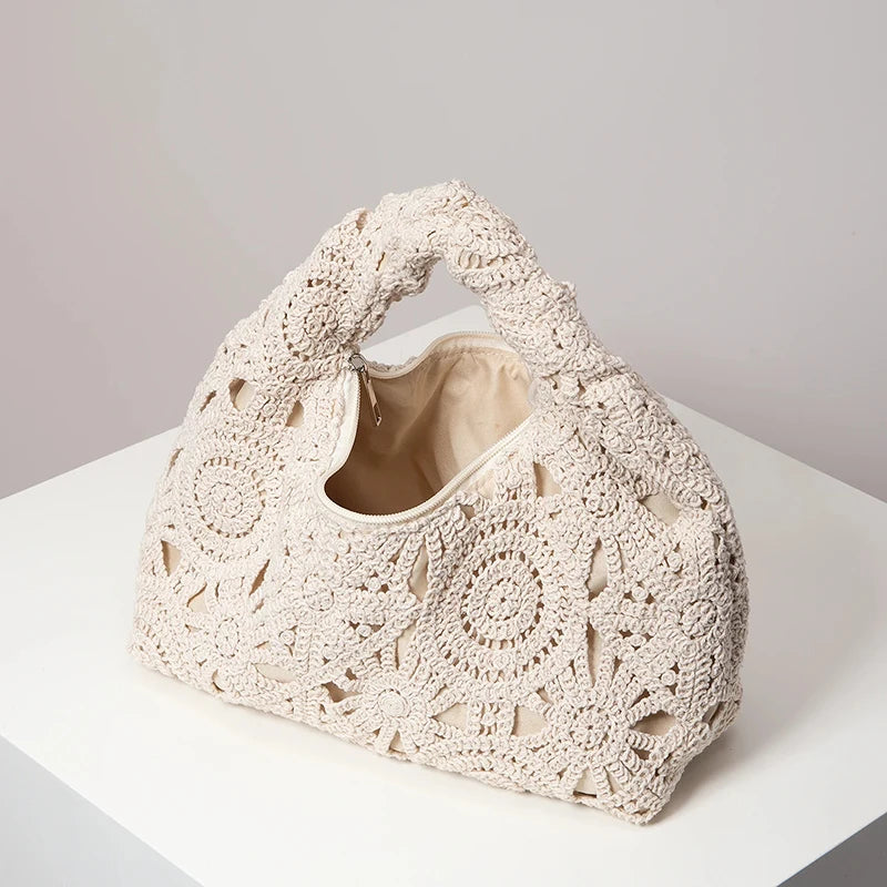 Boho Beach Bags for Women Wicker Bag Premiun Style Tote Bags for Ladies Vacaition Outfits Women Handmade Woven Beach Handbags