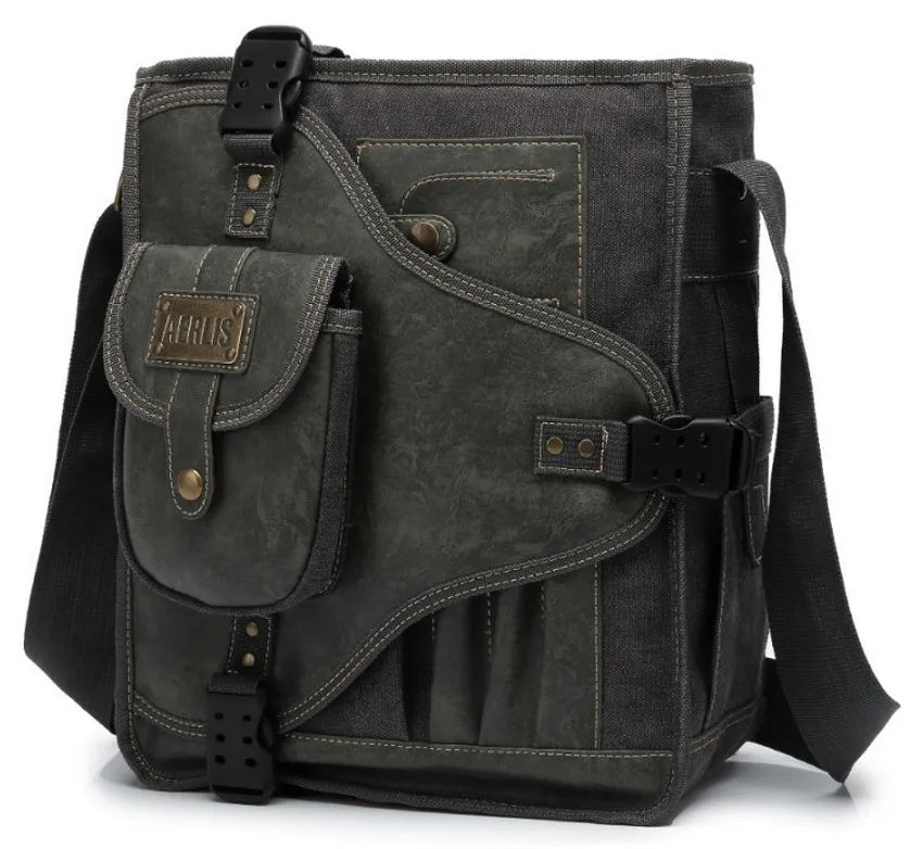 Man Messenger Shoulder Bag 2020 Canvas Business Casual Zipper Handbag Male Satchel Cross Body Bags Men bolsa crossbody bags sacs