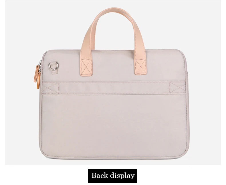 Lightweight Laptop Bag Portable Women Business Shoulder Messenger Bag  14/15 Inch Handbag Waterproof Storage Bags Briefcases
