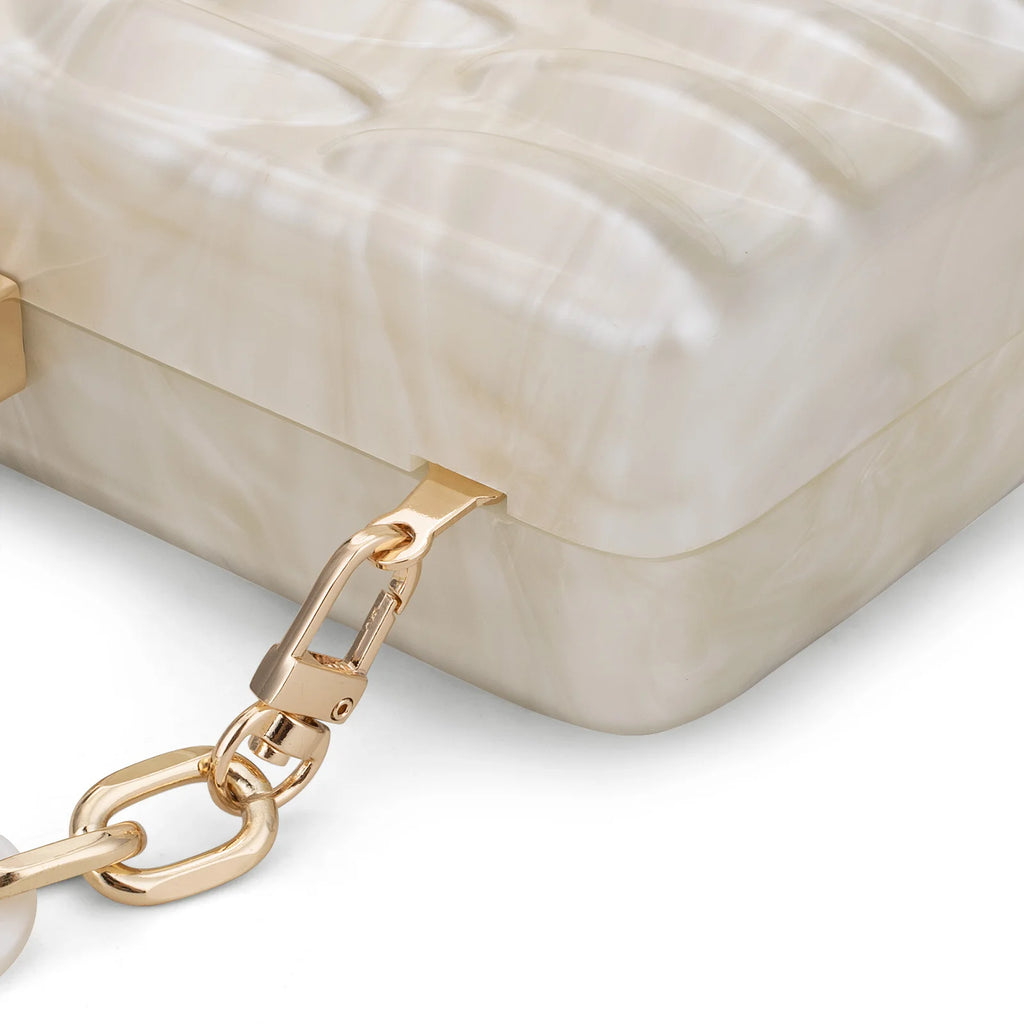 Luxury Evening Bag For Women Elegant Acrylic Hard Surface Ladies Clutch 5 Color Hangbag Party Wedding Shoulder Bags 2024 Fashion