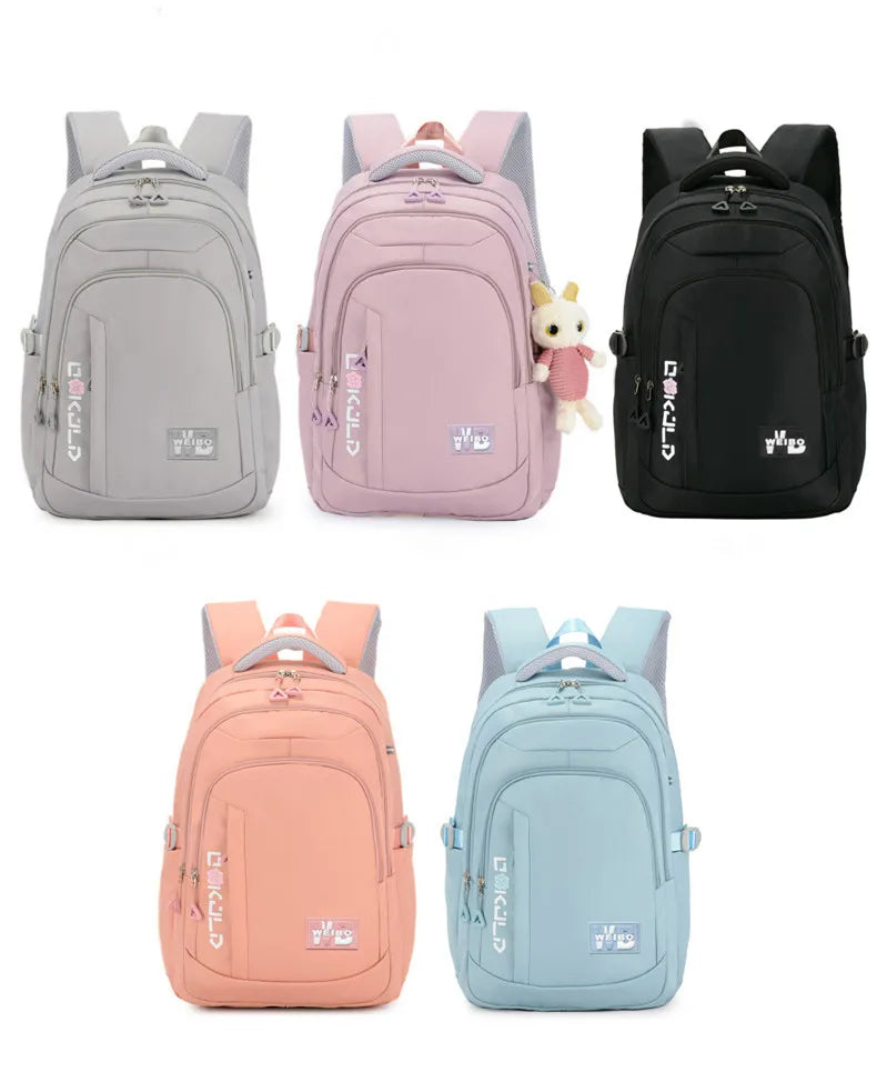 Backpack School Bag Girl Back Pack For Children Kid Child Teenager Female Class Schoolbag Primary Women Bagpack Teen Bookbag Kit