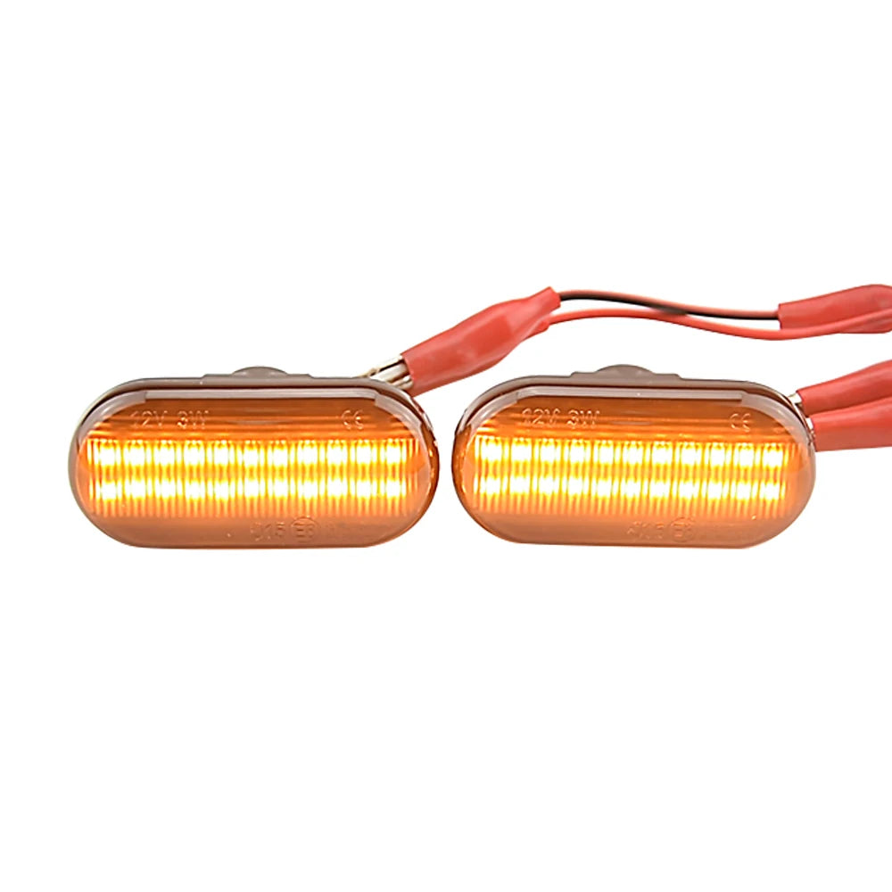 New LED Dynamic Turn Signal Light For Nissan Tiida C11 Note E11 Micra K12 NP300 Navara D40 Qashqai J10 Side Mirror Repeater Lamp
