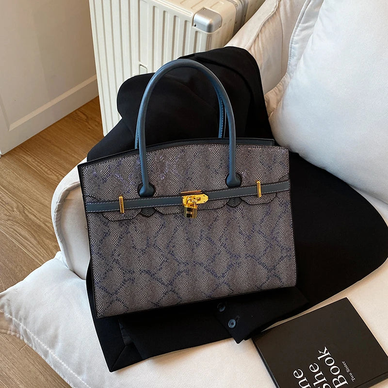 Vintage Opulent Heritage Women Shoulder Bag Luxury Leather Crossbody Bag High End Tote