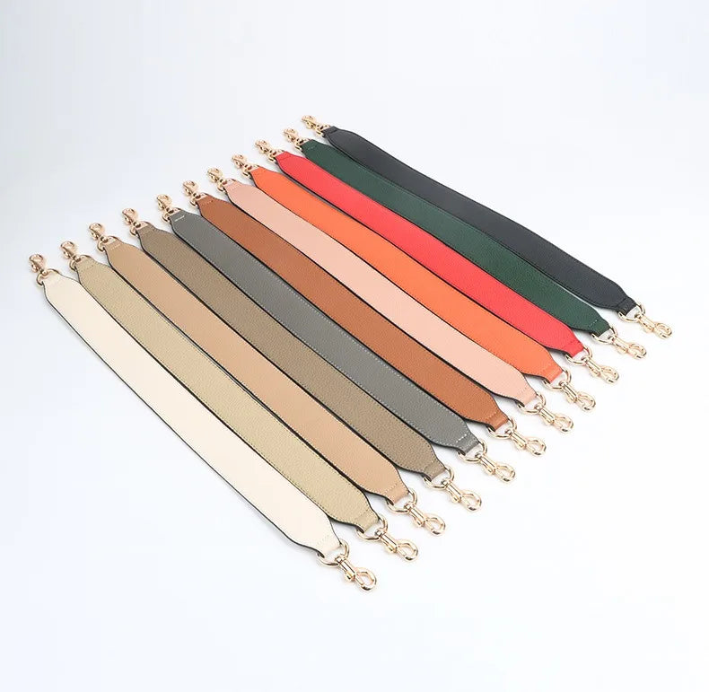 Luxury 3.8cm*58cm Leather Wide Single Shoulder Bag Strap Replacement Underarm Bag Strap Lady's Handbag Belt