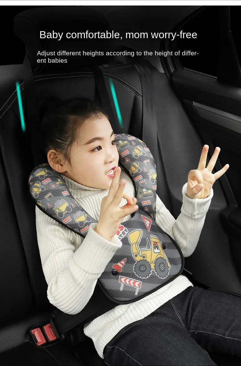 Kids Seatbelt Cushion Seat Belt Pillow Shoulder Pads Cushion Car Seat Strap Covers Protective and Lightweight for Boys And