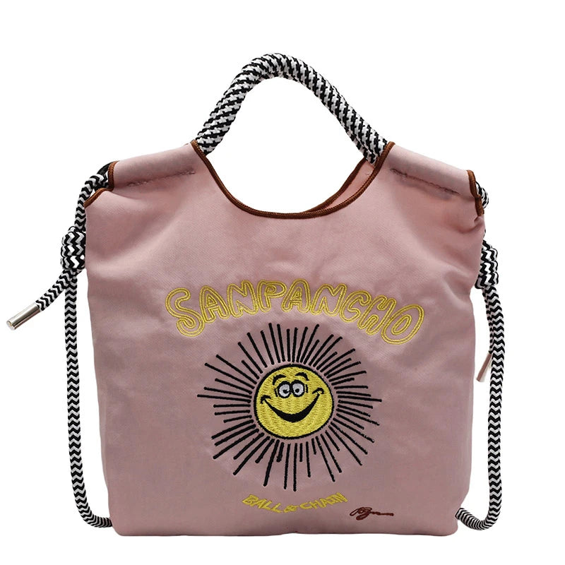 Armpit bag; eco-friendly shopping bag; exquisite embroidery; waterproof nylon shopping bag; handbag for ladies; single shoulder