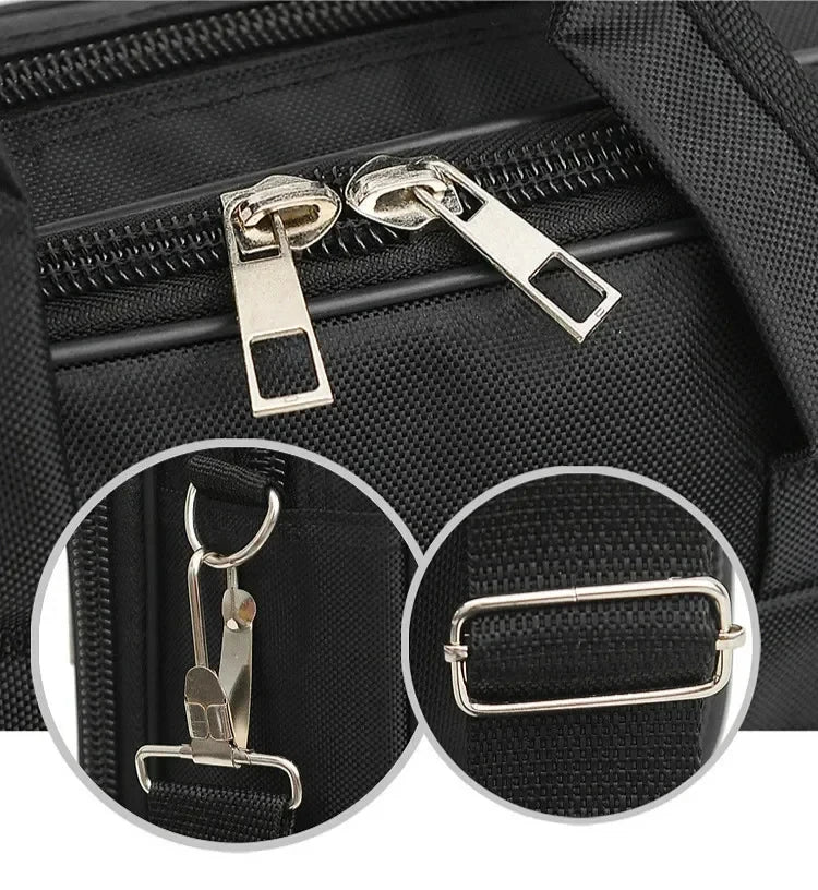 High-capacity Briefcase Business Document Information Storage Bags Weekend Travel Laptop Protection Organize Handbag Accessories