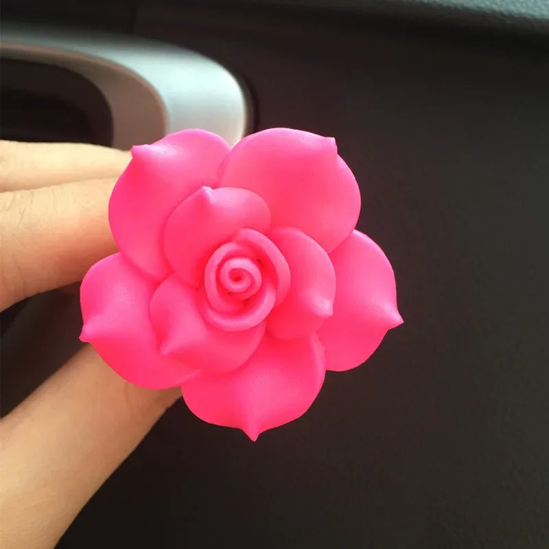 Flower Car Decor Clip Car Air Outlet Fragrant Perfume Clip Car Aroma Diffuser Air Freshener Auto Air Conditioning Clip Accessory