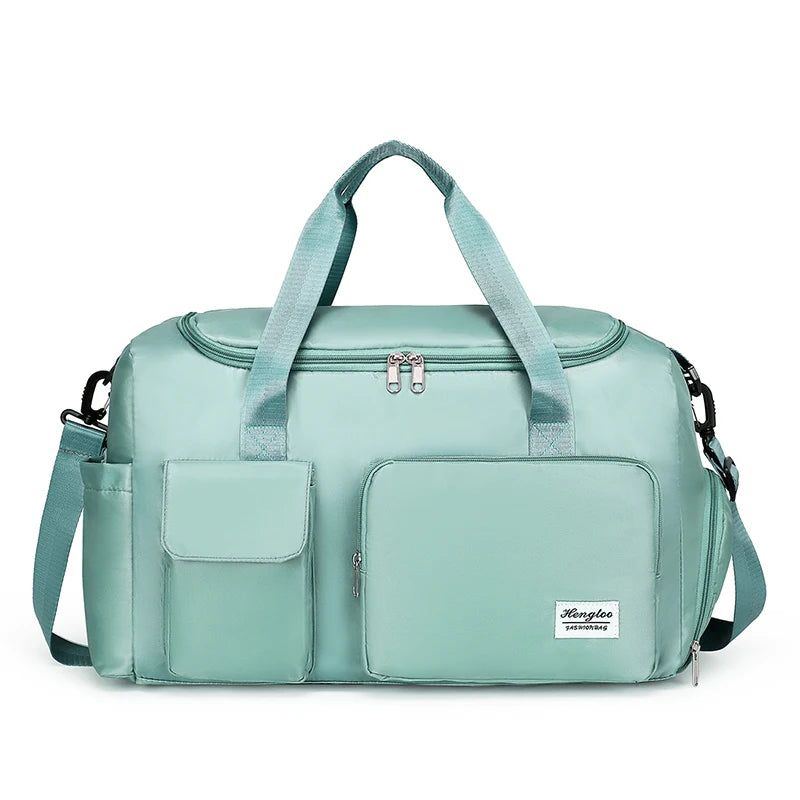 Travel Bag Large Capacity Weekender Overnight Carry On Duffle Bags with Shoe Compartment Sports Fitness Gym Bags for Women