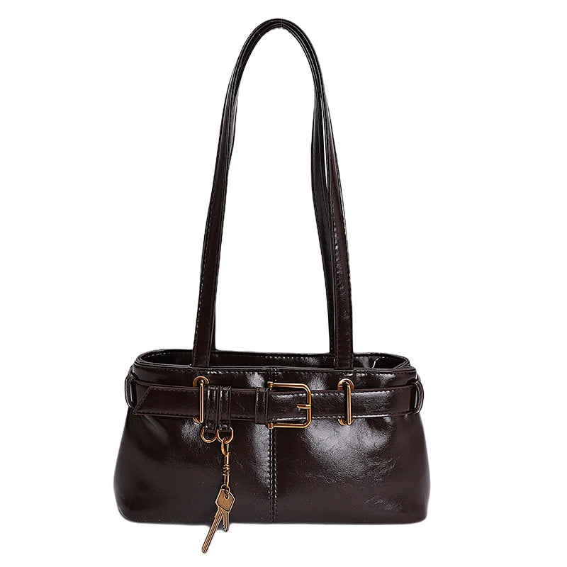 Shoulder Bag for Going Out to Work, Autumn and Winter Retro High-End Bag for Women, 2025 New Shoulder Underarm Bag 1257JC