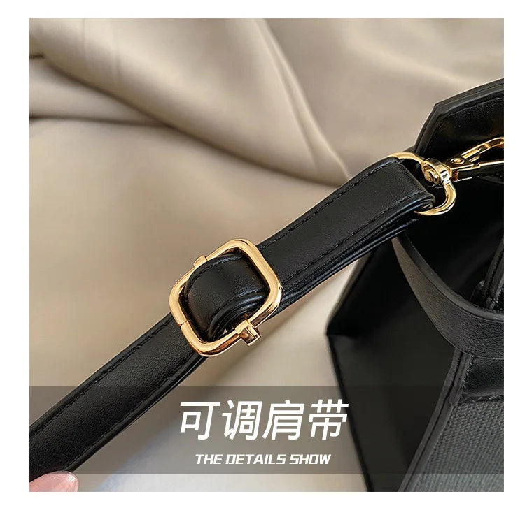 2025 Trapezoid Profile Purse | Twist-Lock Flap Shoulder Bag | Convertible Carry Crossbody with Top Handle