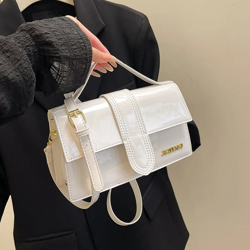 Luxury High-End Designer Paris Fashion Bag For Women Featuring Elegant Leather Crossbody Strap