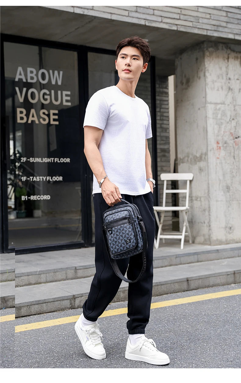 Luxury Brand Business Backpack New Men Bag High Quality Crossbody Bag Man's Handbag Shoulder Bag Multi-Functional Men Travel Bag