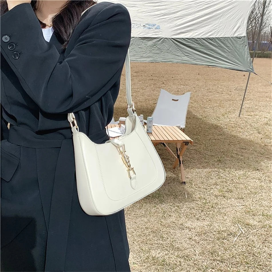 Luxury Brand Purses and Handbag Top End Quality Designer Leather Shoulder Crossbody Bag for Women 2022 Fashion Underarm Girl Sac