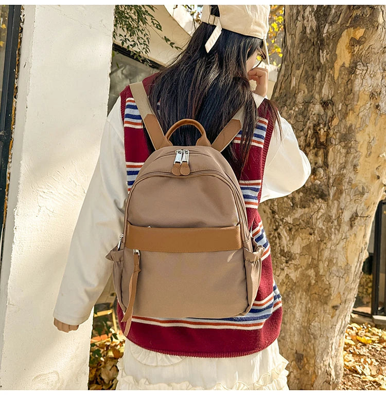 Luxury Brand Lady Fashion Backpacks High Quality Large Capacity Shoulder bags Waterproof Multi Functional Women's Handbags