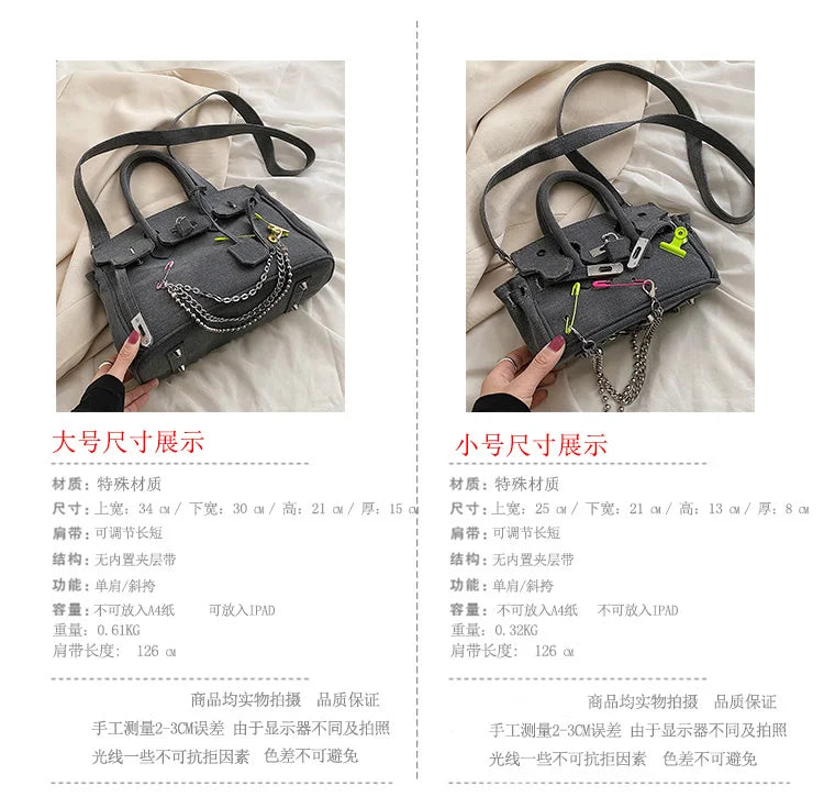 Classic Leather Messenger Bag for Ladies, Crossbody Carry Handbag, Popular and Elegant Luxury Brand