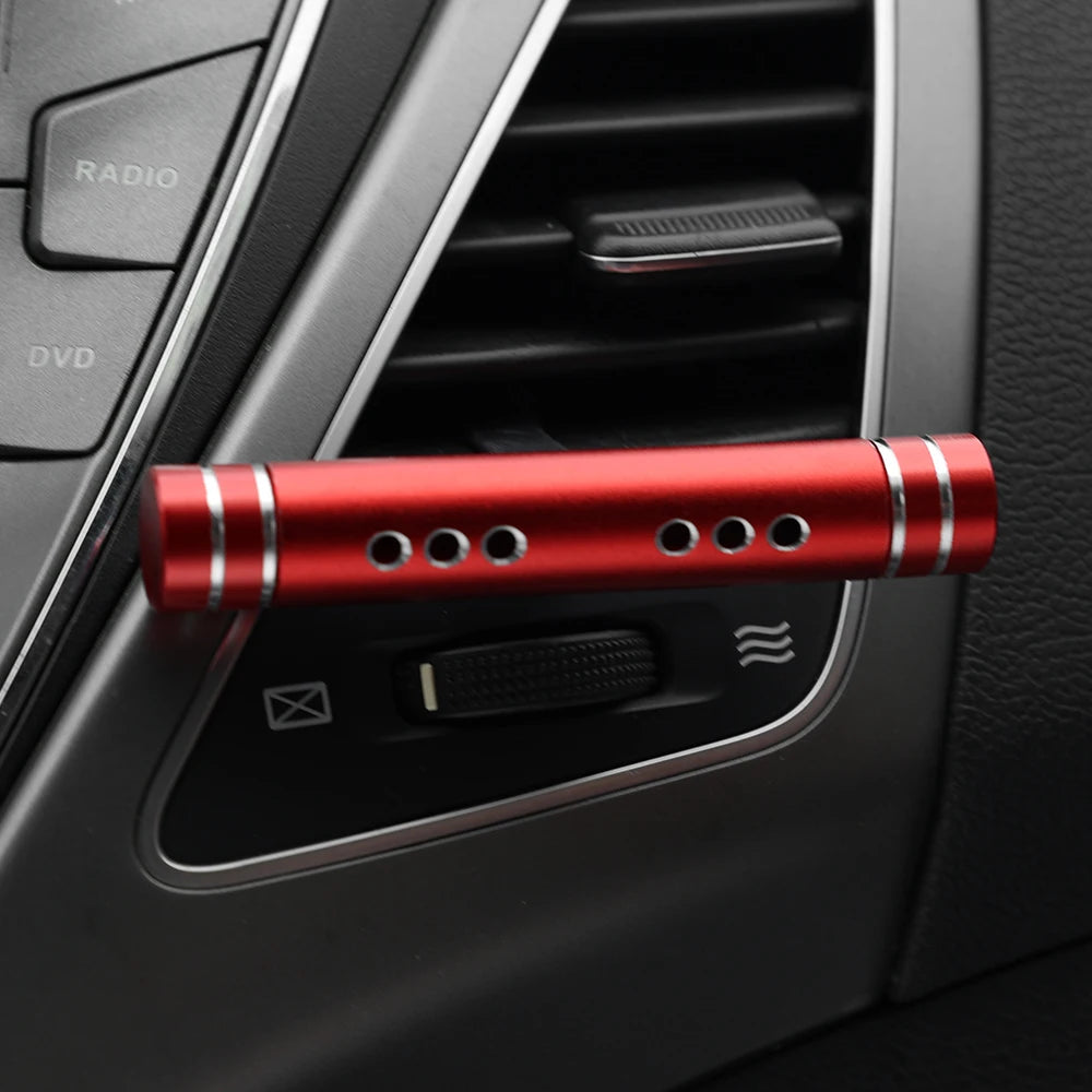 Car Vent Aroma Clip Creative Auto Diffuser Solid Perfume Decorative Accessories Multiple Scents and Colours Car Air Freshener