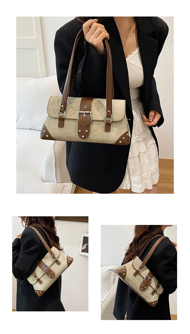 2025 Luxe Underarm Bag, Niche Shoulder Purse for Women, Fashion Commuter Tote, Chic Day-to-Night Bag, Versatile Sling Bag