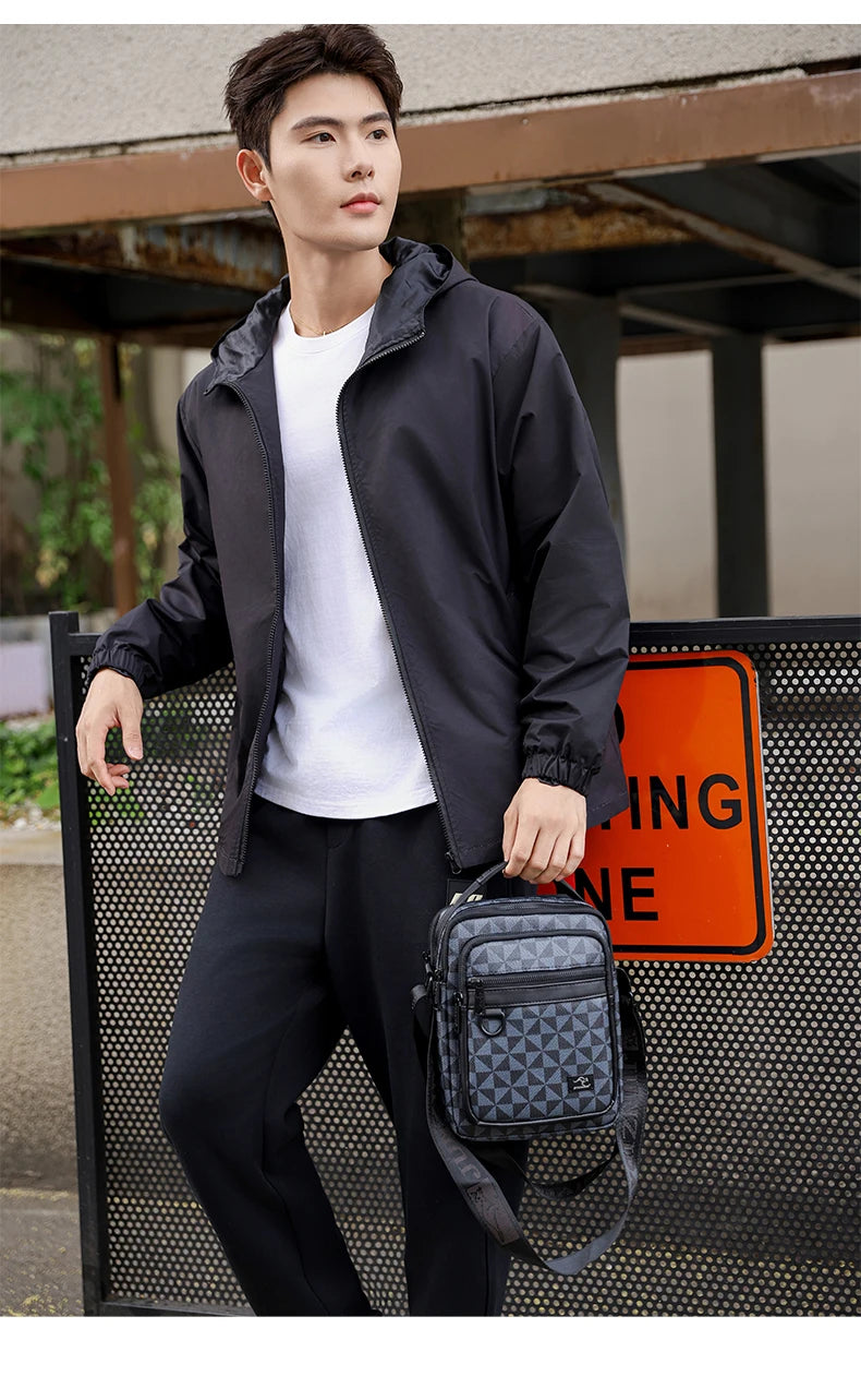 Luxury Brand Business Backpack New Men Bag High Quality Crossbody Bag Man's Handbag Shoulder Bag Multi-Functional Men Travel Bag
