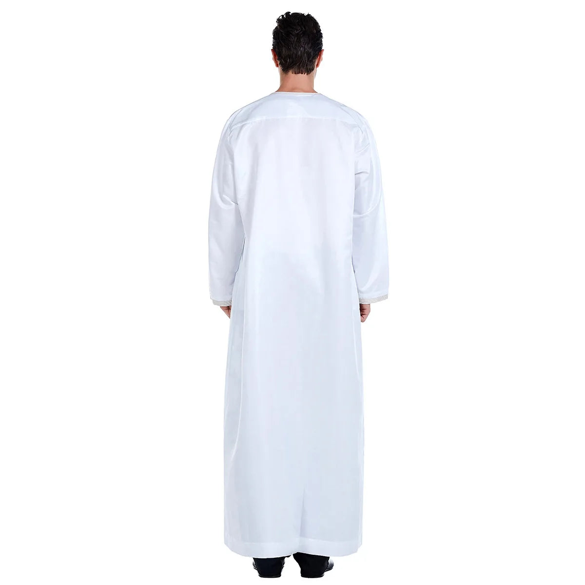 Muslim Men Abaya Robes Arab Middle Eastern Jubba Thobe Islam Clothing Kaftan Dress  Saudi Caftan