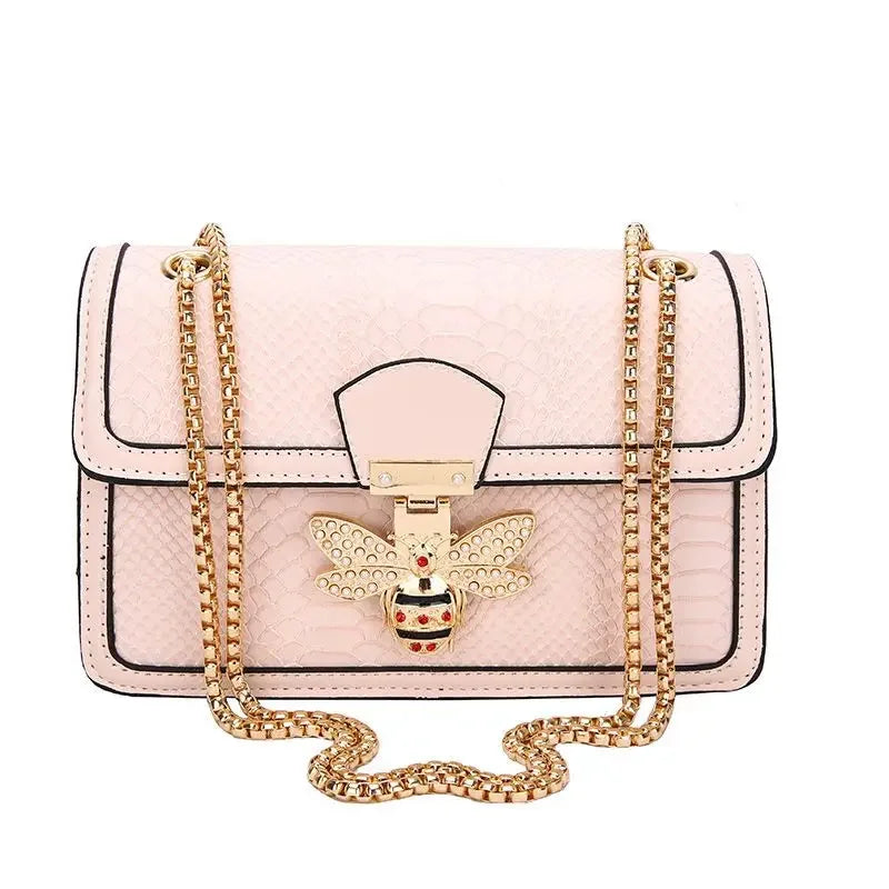 Luxury Handbags for Women Crossbody Bags Bee Lock Tote Casual Flap Purses Crocodile Print Leather Handbag Ladies Shoulder Bags