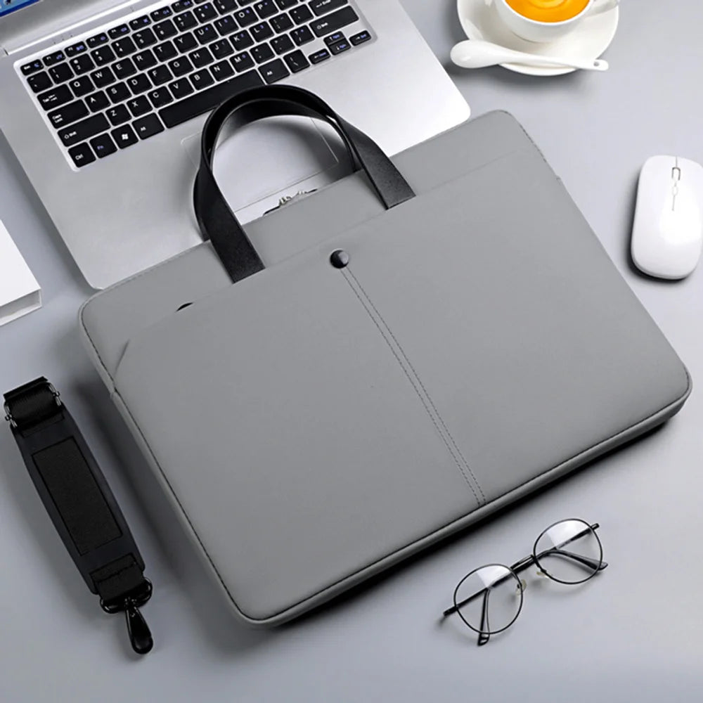 Commuting Laptop Bag, 14 Inch And 15 Inch Waterproof Crossbody Bag, Hand-held Briefcase, File Bag, Conference Materials Bag