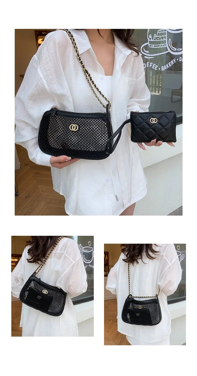 Stylish Leather Messenger Bag - Women's Crossbody Shoulder Handbag with Multiple Pockets Luxury Brand