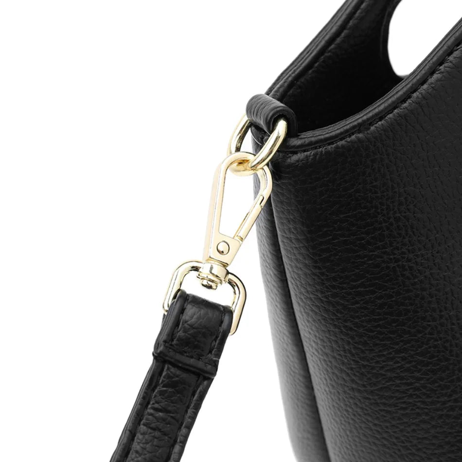 Retro Knurling Women Soft Pu Leather Top-Handle Bags Luxury Shoulder Crossbody Bags High Quality Purses and Handbags Sac A Main