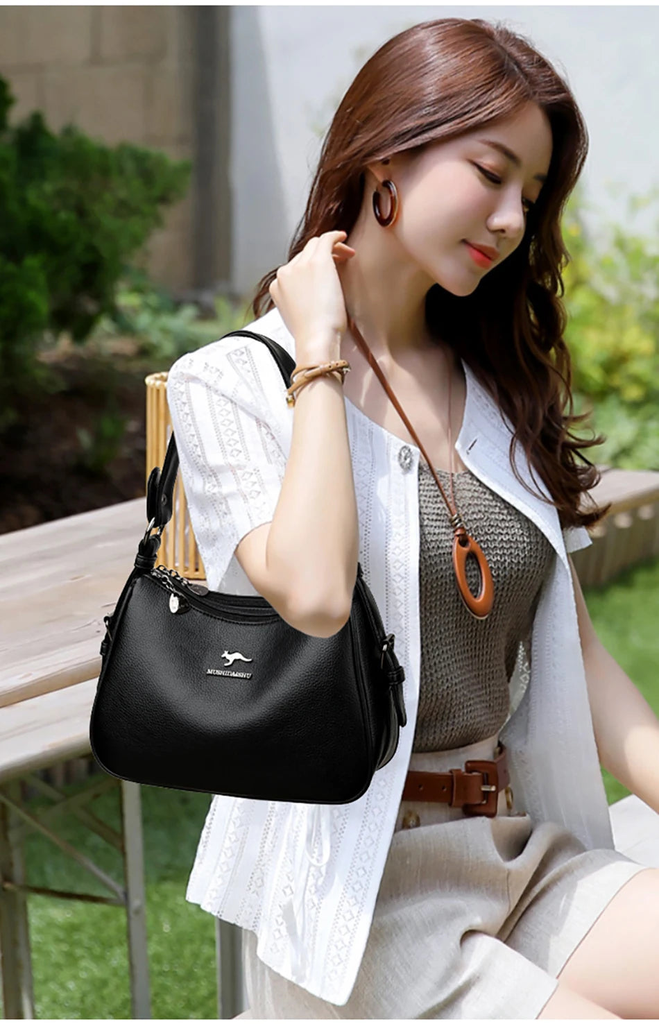 Luxury Designer Ladies Handbags New High Quality Leather Shoulder Bag For Women Female Retro And Minimalist Crossbody Bags Purse
