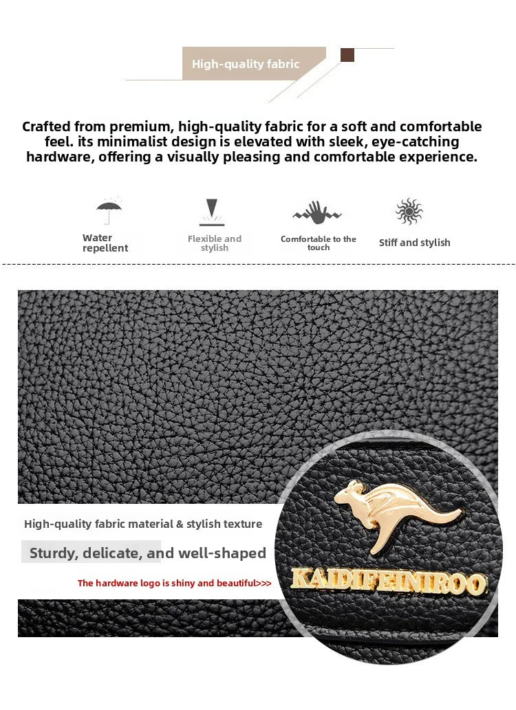 Fashionable Urban Women's Crossbody Bag Single Shoulder Bag Small Square Bag Stylish Mom Bag PU Material Medium Size Zipper O...