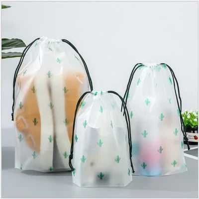 Drawstring Swimming Bags Transparent Beach Storage Bag Waterproof Dry Clothes Family Outdoor Travel Portable Accessories 2023