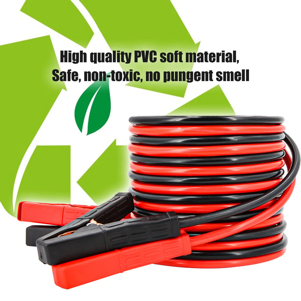 Heavy Duty Jumper Cables 2000A 4M Car Battery Booster Cables For Cars Trucks SUVs Vans Emergency Jump Start Alligator Clips