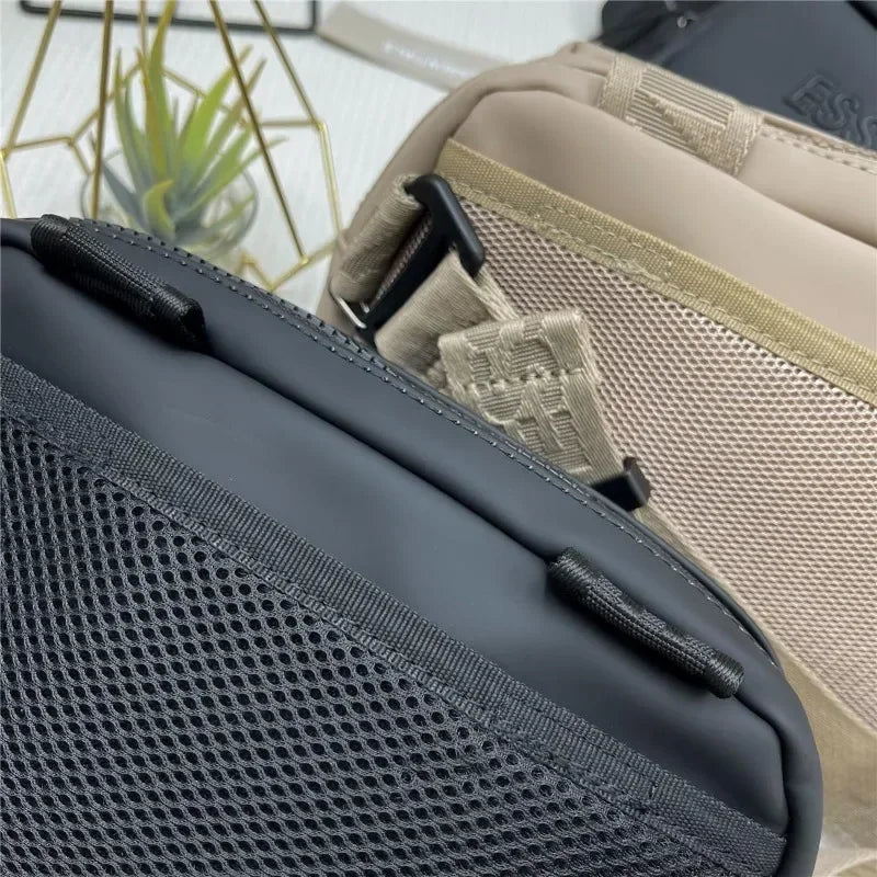 Luxury Design 3D Letters Crossbody Messenger Small Bag Unisex Belt Bag Versatile Travel Waterproof Purse Zipper Shoulder Bag