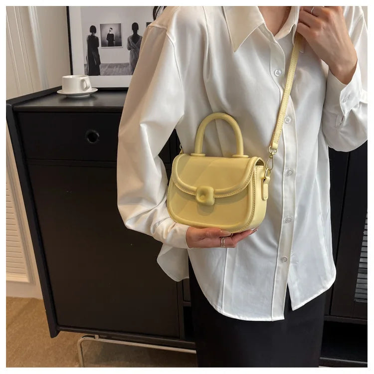 Luxury Women's Multi-functional Small Messenger Bag,high-end Texture Fashionable Square Handbag Trendy Handheld and One Shoulder