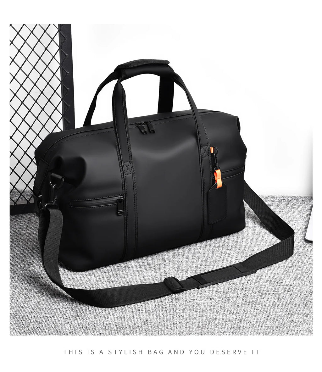 Gym Bag Men Hand-Held Luggage Bag Short Distance Large Capacity Travel Luggage Bag Business Trip Lightweight Travel Leisure Bag