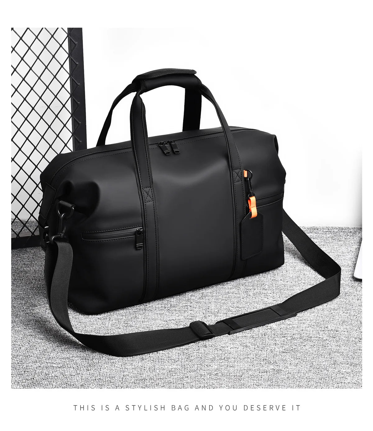 Gym Bag Men Hand-Held Luggage Bag Short Distance Large Capacity Travel Luggage Bag Business Trip Lightweight Travel Leisure Bag