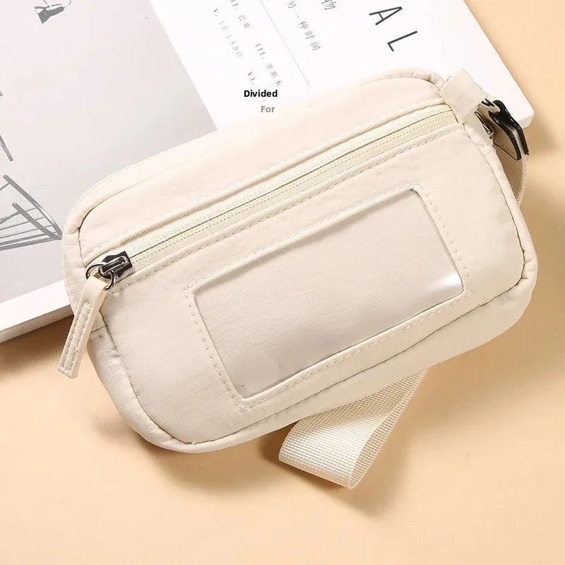 New Multi-Functional Waist Bag with Wrist Strap Handheld Diagonal Crossbody Outdoor Sports Polyester Waterproof Chest Bag