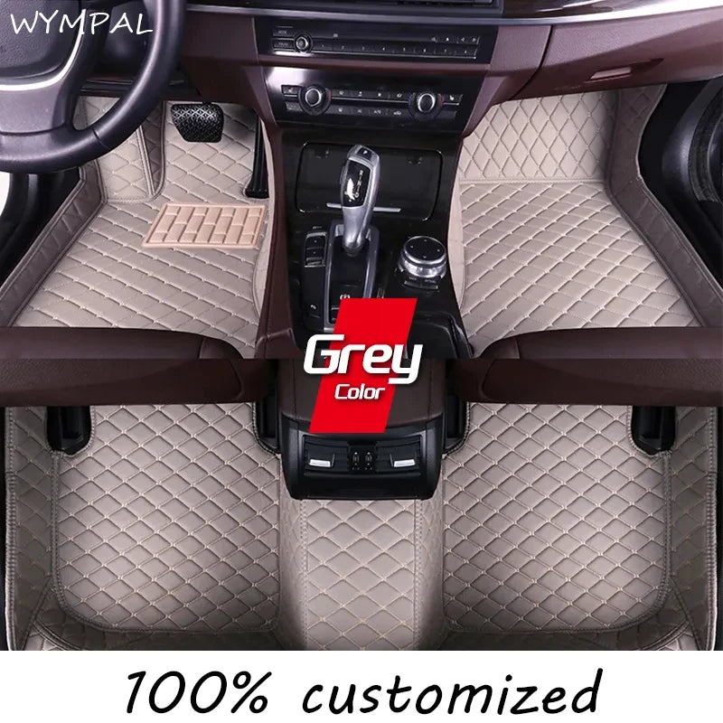 Custom Car Floor Mat for Audi A6 C7 Sedan sportback Allroad Avant 2007 2008 2009 2010 2012 2013 2014 2015 2016 2017 2018 styling