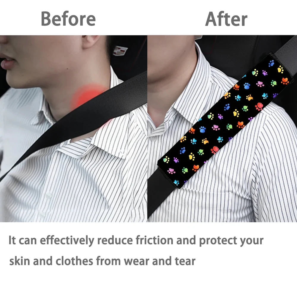 Universal Car Seat Belt Cover For Kids Adults A More Comfortable Driving Compatible With All Cars And Backpack Accessories