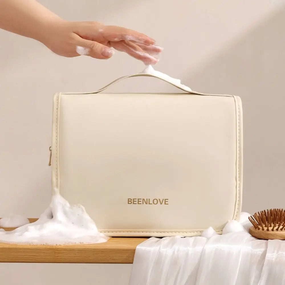 Clutch Bag Nylon Makeup Bag Waterproof Multifunctional Large Cosmetic Bag Large Capacity Skincare Storage Dust-proof Storage Bag