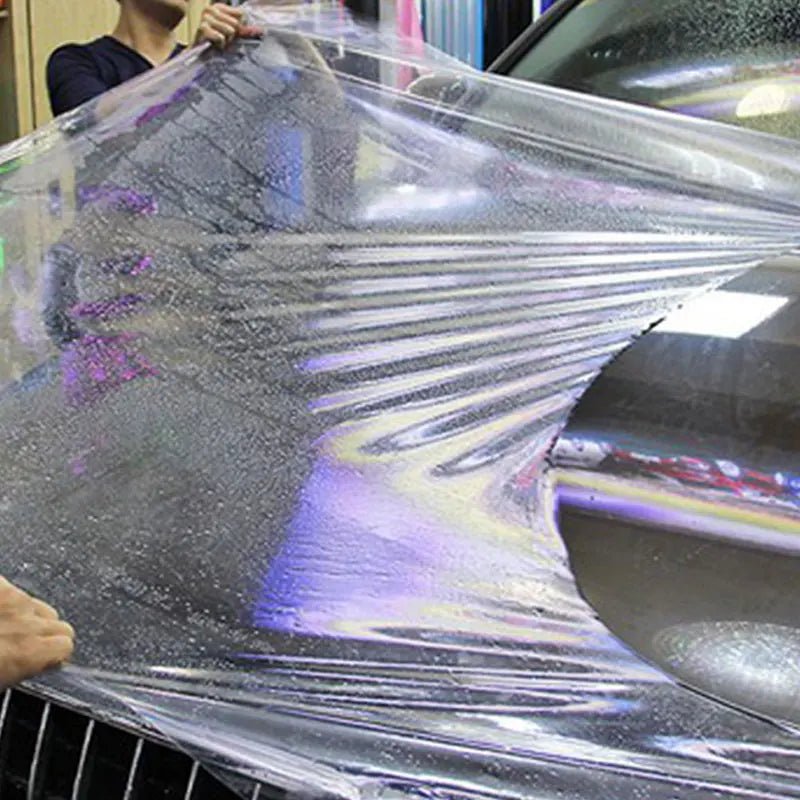 1pc Transparent PVC Car Protective Film With 3 Layers PPF Waterproof Car Paint Protection Film