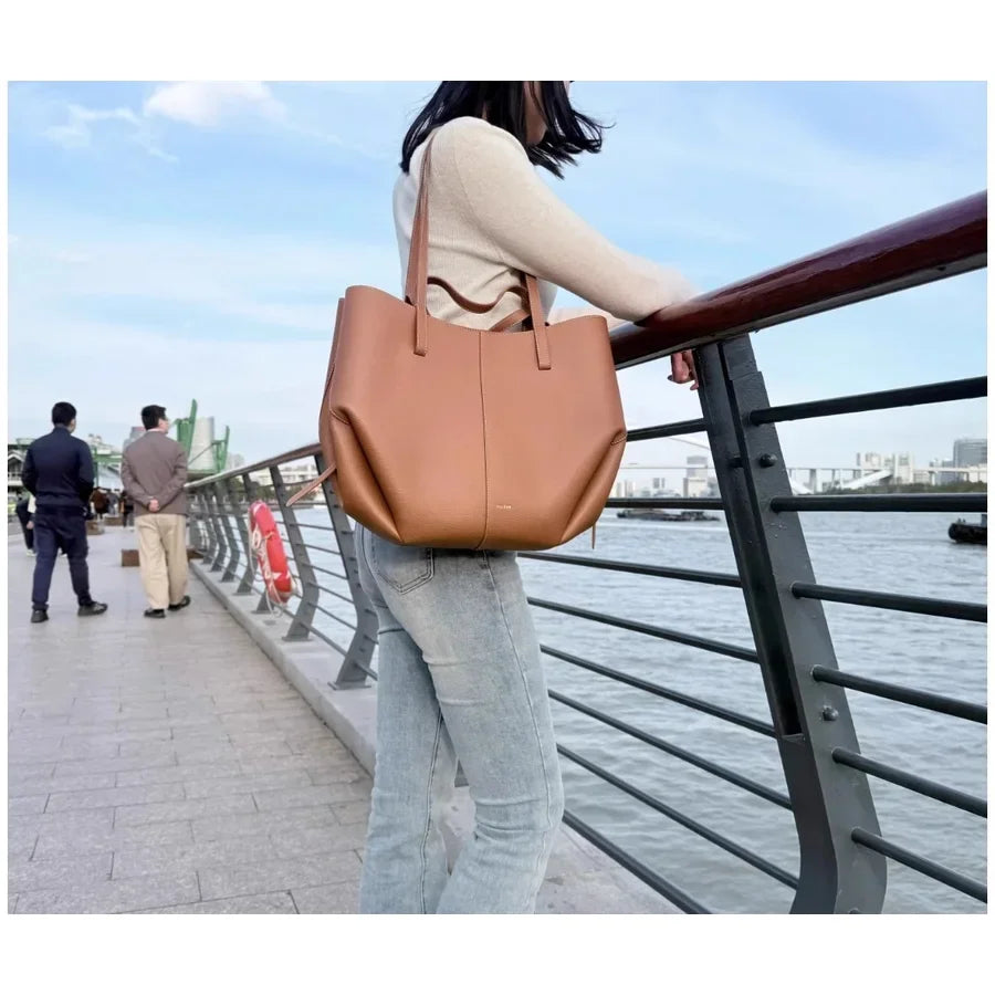 Luxury Tote Bag For Women's Commuting Handbag Large Capacity Multifunctional Bag Hand-held Single Shoulder Armpit Bag For Women